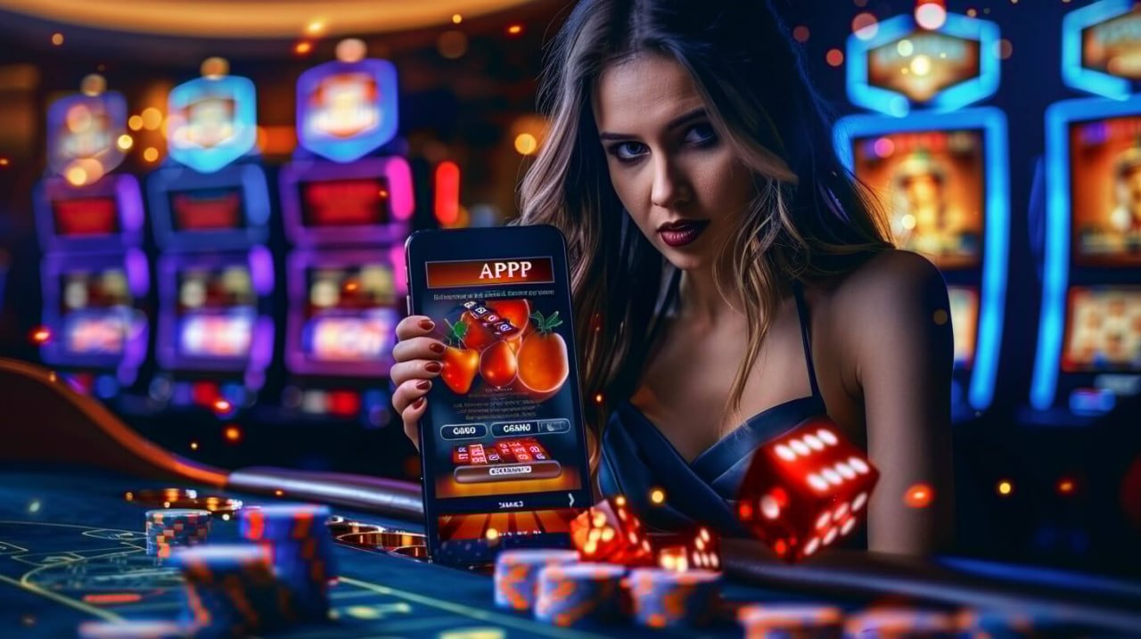 Live casino blackjack table with dealer